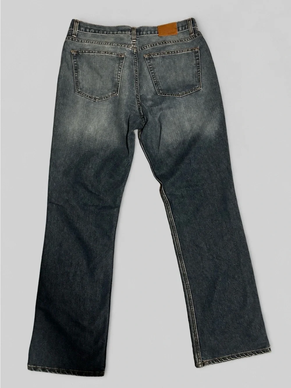 J. Crew Men's Bootcut Jeans in Dark Blue Wash